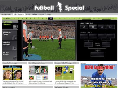 Euro 08 / Wie hat Ballack das Tor gegen Österreich erzielt? Bei MSN werden die entscheidenden Spielszenen in 3D und aus mehreren Perspektiven nachgestellt. (Bild: MSN)