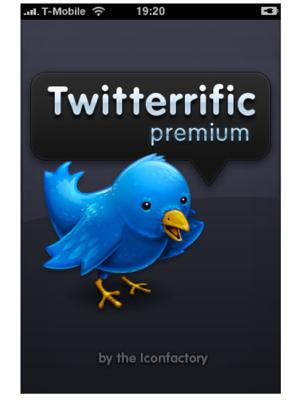 Twitterrific / Der beliebte Microblogging-Dienst Twitterrific zwitschert auch auf dem neuen iPhone. (Bild: dpa-infocom)