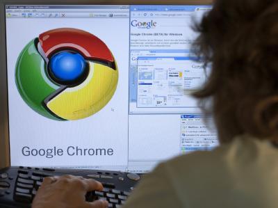 Chrome / Der j&uuml;ngste Coup: Der Google-Browser Chrome st&ouml;&szlig;t bei Nutzern und Fachleuten auf gro&szlig;es Interesse. (Bild: dpa)
