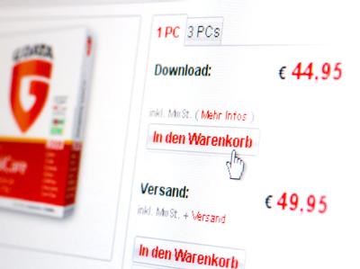 Software-Download / Viele Hersteller bieten Software zum Herunterladen billiger an als die entsprechenden Programme auf Datentr&auml;gern. (Bild: Schierenbeck/dpa/tmn)