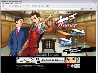 Ace Attorney: Trials and Tribulations / Die Gerichtssimulation &laquo;Ace Attorney&raquo; geht mit &laquo;Trials and Tribulations&raquo; in eine weitere Runde. (Bild: Nintendo)