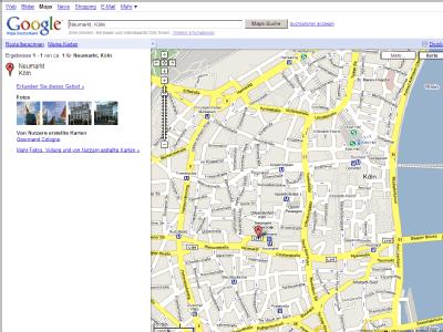 Google Maps / Zeigt der Markierungspfeil die falsche Stelle an? Bei Google Maps k&ouml;nnen Nutzer ab jetzt Fehler melden. (Bild: &laquo;maps.google.de&raquo;)