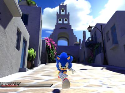 Sonic Unleashed / Der schnellste Igel aller Zeiten: Sonic muss in seinem neuen Abenteuer - nat&uuml;rlich! - die Welt retten. (Bild: Sega)