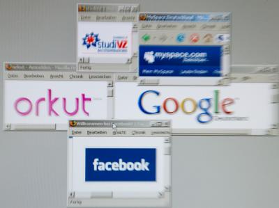 Soziale Netzwerke / StudiVZ, MySpace, Facebook, Orkut: Soziale Netzwerke sind aus dem Leben von Kindern und Jugendlichen nicht mehr wegzudenken. (Bild: dpa)