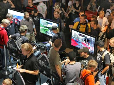 gamescom / Bis zum vergangenen Jahr traf sich die Computerspiele-Branche in Leipzig - nun ist K&ouml;ln die Hauptstadt der Gamer. (Bild: dpa)