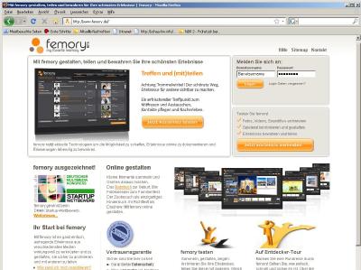 &laquo;femory.de&raquo; / Wohin mit Fotos und Videos? Bei &laquo;femory.de&raquo; bekommen Nutzer f&uuml;r ihre Erinnerungen ein Gigabyte Speicherplatz pro Monat. (Bild: &laquo;femory.de&raquo;/dpa/tmn)