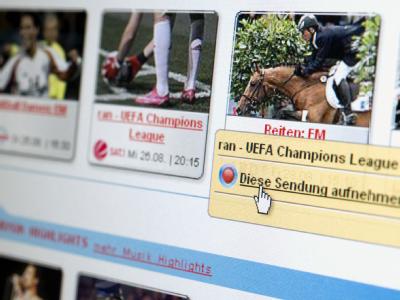 Online-Videorekorder / Online-Videorekorder zeichnen Fernsehsendungen auf - unter Umst&auml;nden auch dann noch, wenn sie schon gelaufen sind. (Bild: Schierenbeck/dpa/tmn)