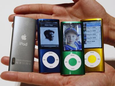 Apple-Event: iPods mit Videokamera / Apple spendiert dem neuen iPod nano eine Videokamera. (Bild: dpa)