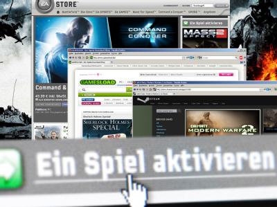 Spieleplattformen / Aus dem Netz statt aus dem Laden: Viele eingefleischte Spieler holen sich ihren Nachschub bereits von Onlineplattformen. (Bild: Schierenbeck/dpa/tmn)
