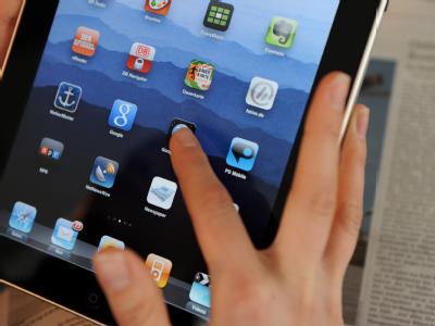 iPad / Seitdem Apple das iPad auf dem Markt gebracht hat, arbeitet die Konkurrent fieberhaft ein eigenen Konzepten f&uuml;r Tablet-Computer. (Bild: dpa)