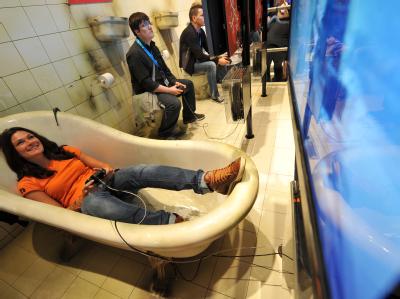 Besucher auf der Gamescom