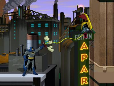 Mobile Spiele / Wieder aktiv &uuml;ber den D&auml;chern von Gotham City: Batman und Robin. (Bild: Warner Interactive/dpa/tmn)