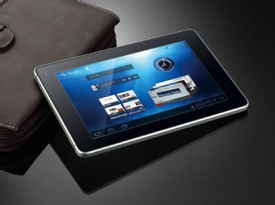 Huawei stellt ersten Honeycomb-Tablet vor / Zur IFA hat Huawei seinen ersten Tablet-PC mitgebracht: Das MediaPad wiegt im Alugehäuse 390 Gramm und kommt im November für 399 Euro in den Handel. (Foto: Huawei/dpa/tmn)